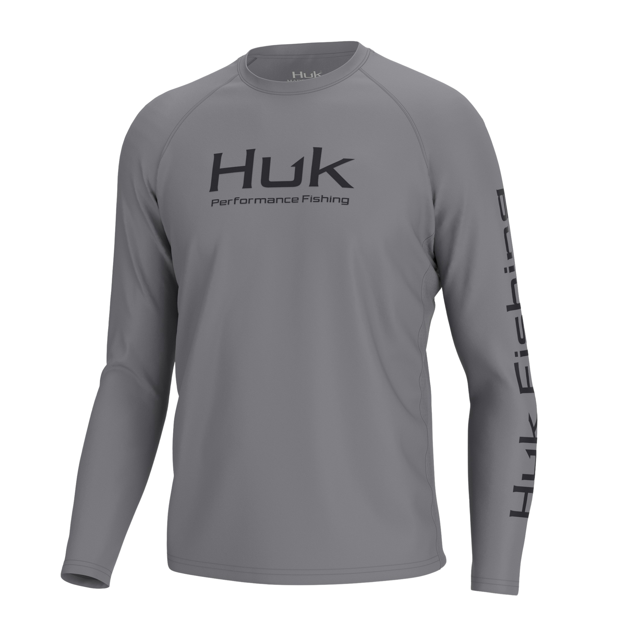 HUK Pursuit Crew LS T-Shirt H1200- CHOOSE YOUR COLOR AND SIZE!