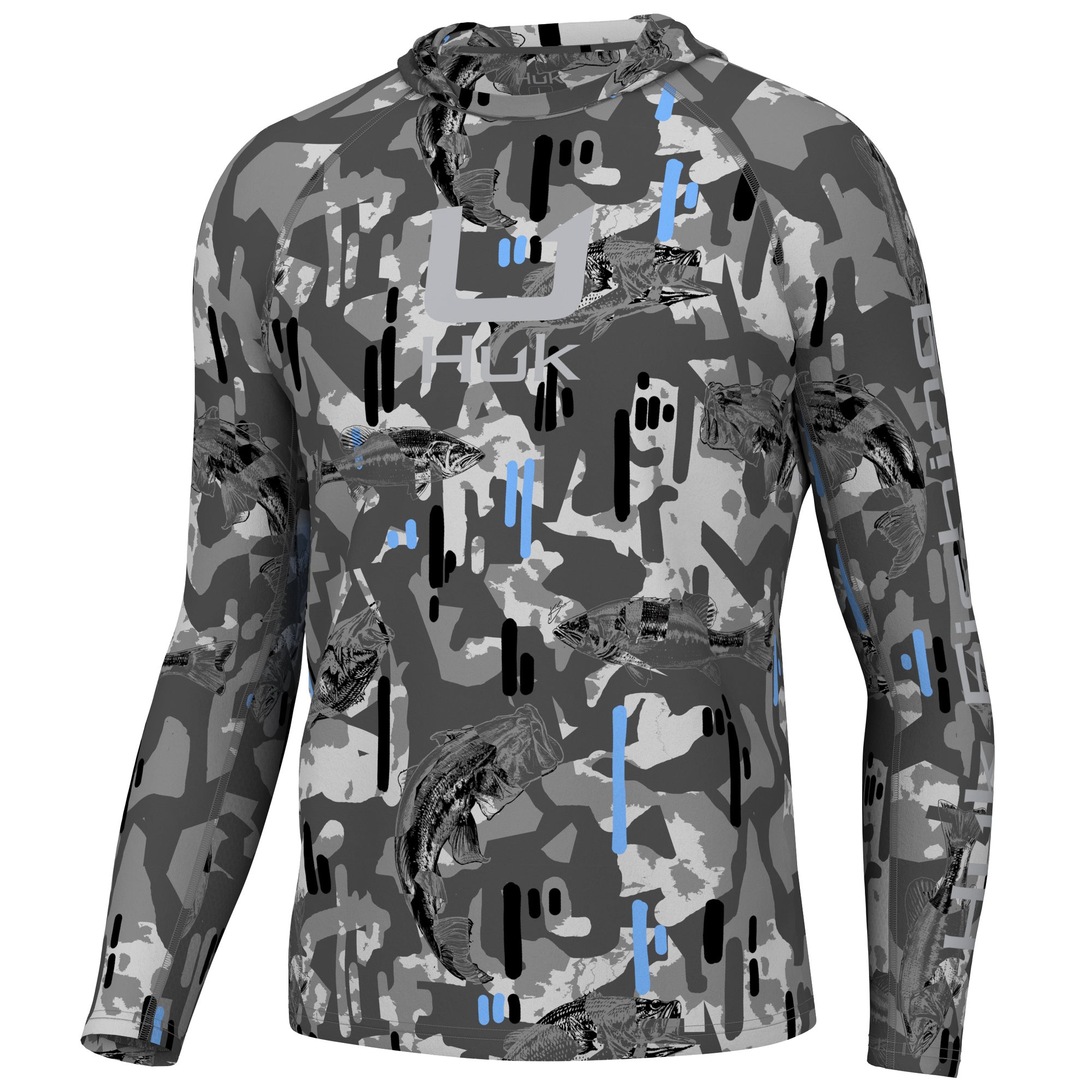 HUK Men Icon X Long Sleeve Shirt Inside Reef - L 