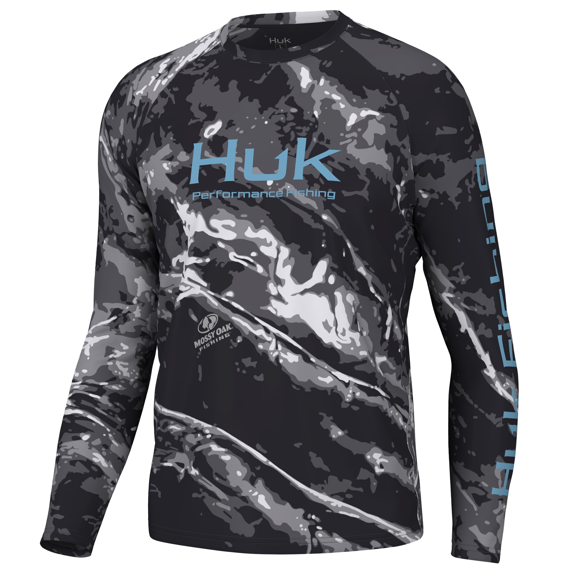 HUK Men's Icon X Camo Hoodie UPF 50+ Long-Sleeve Fishing Shirt, Ice Boat,  Small : : Fashion