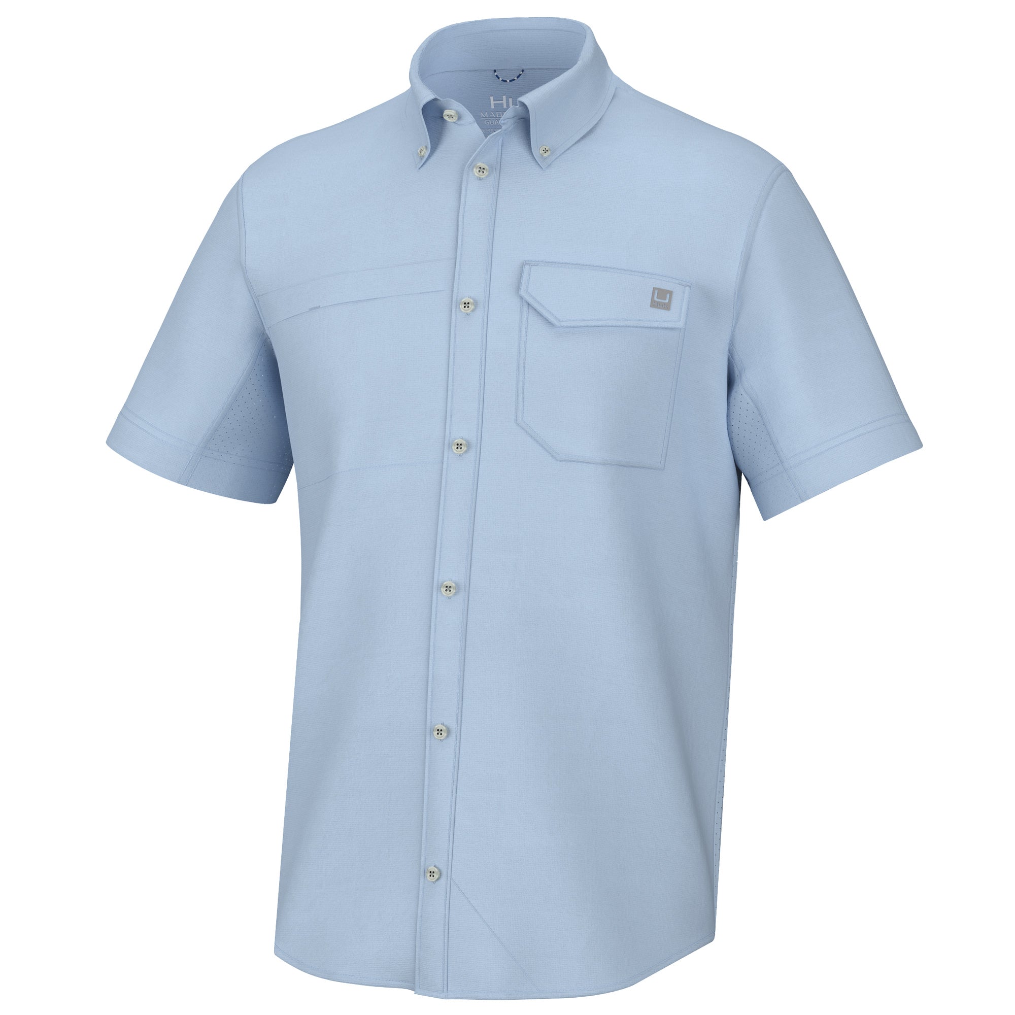 Huk Tide Point Button-Up Short-Sleeve Shirt for Men