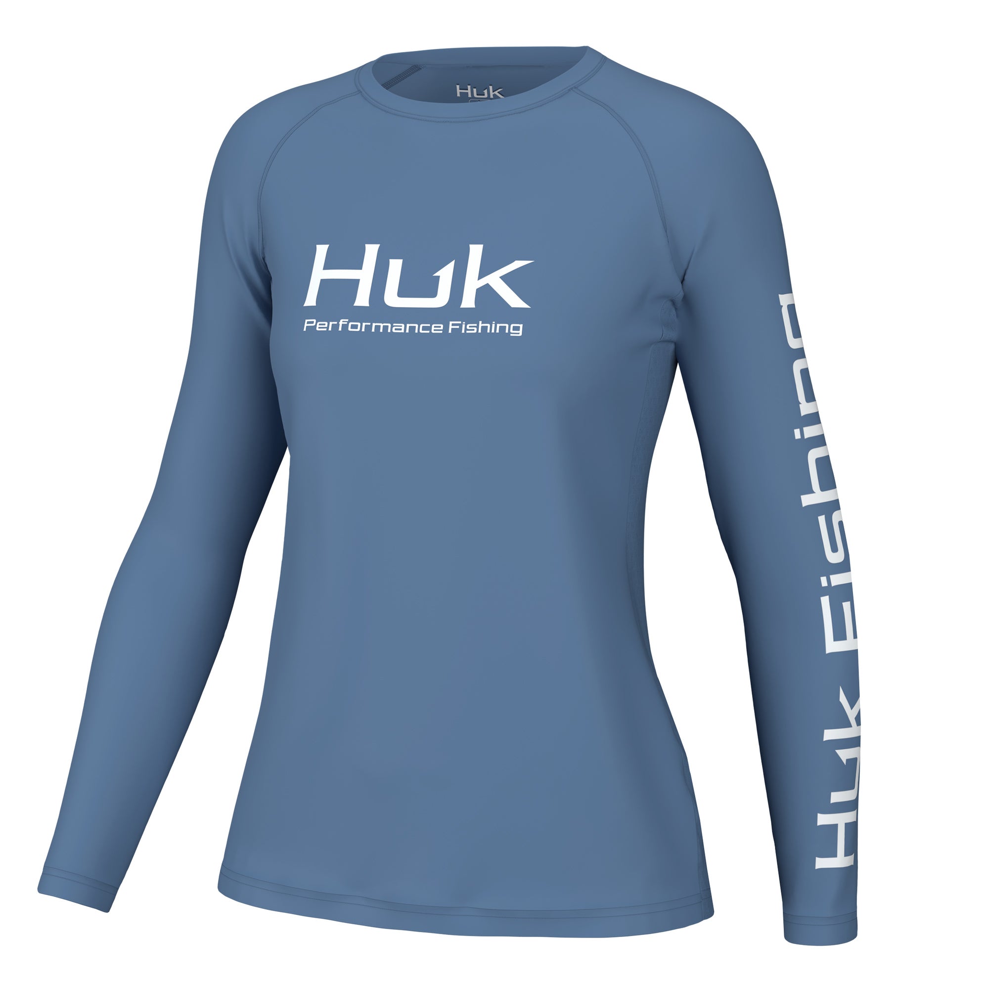 HUK Womens Extra Small XS Performance Long Sleeve Fishing Shirt Polyester