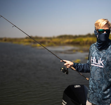 Huk Face Gaiter: The Advanced Fishing Face and Neck Mask