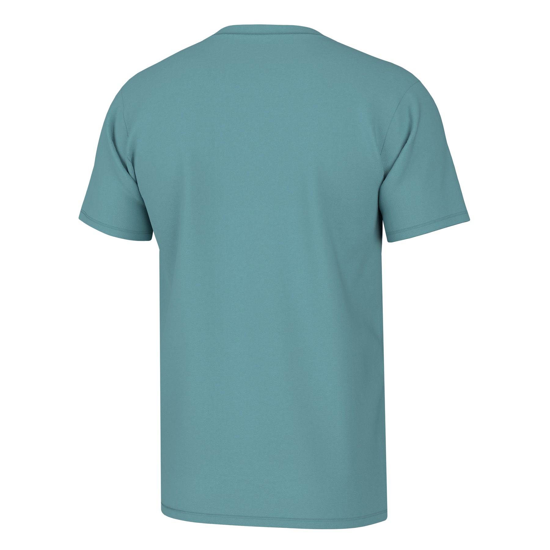 Huk Fishing Huk Stacked Logo T-Shirt for Men in Blue