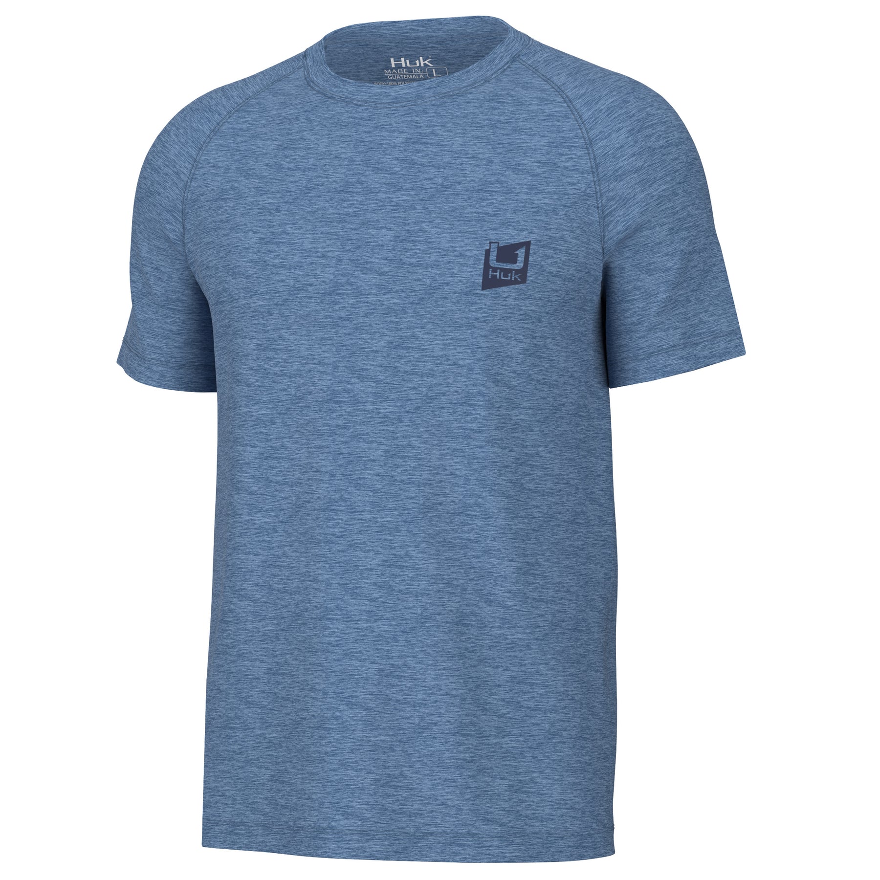 HUK Men Standard Short Sleeve Performance T-Shirt HUK & Bars Medium -  Hunting Stuff