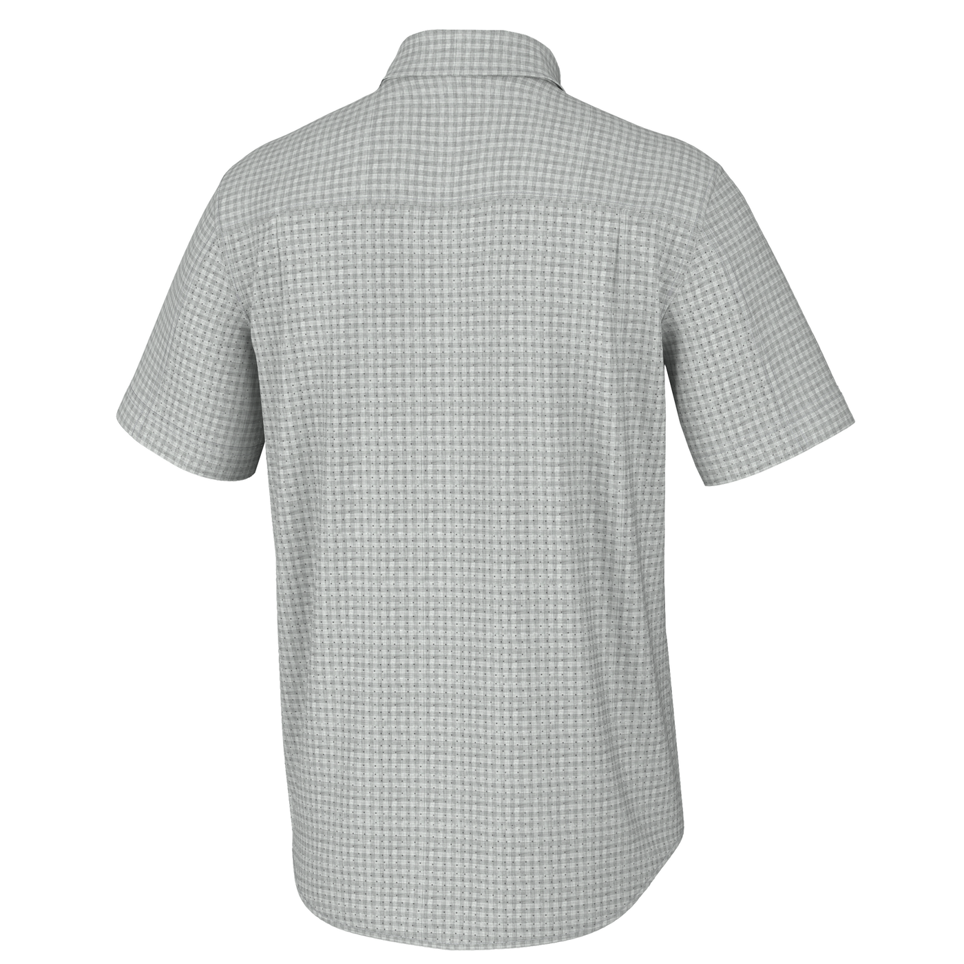 Huk Tide Point Break Long-Sleeve Minicheck Shirt - Men's Harbor Mist M