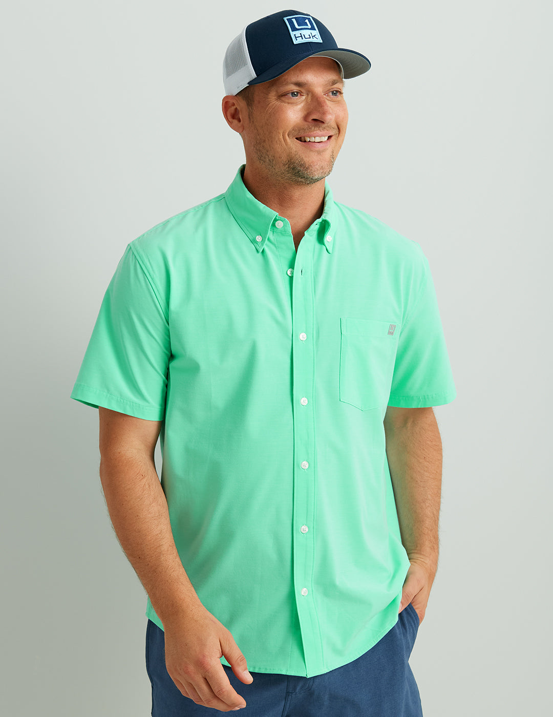 Kona Solid Button-Down