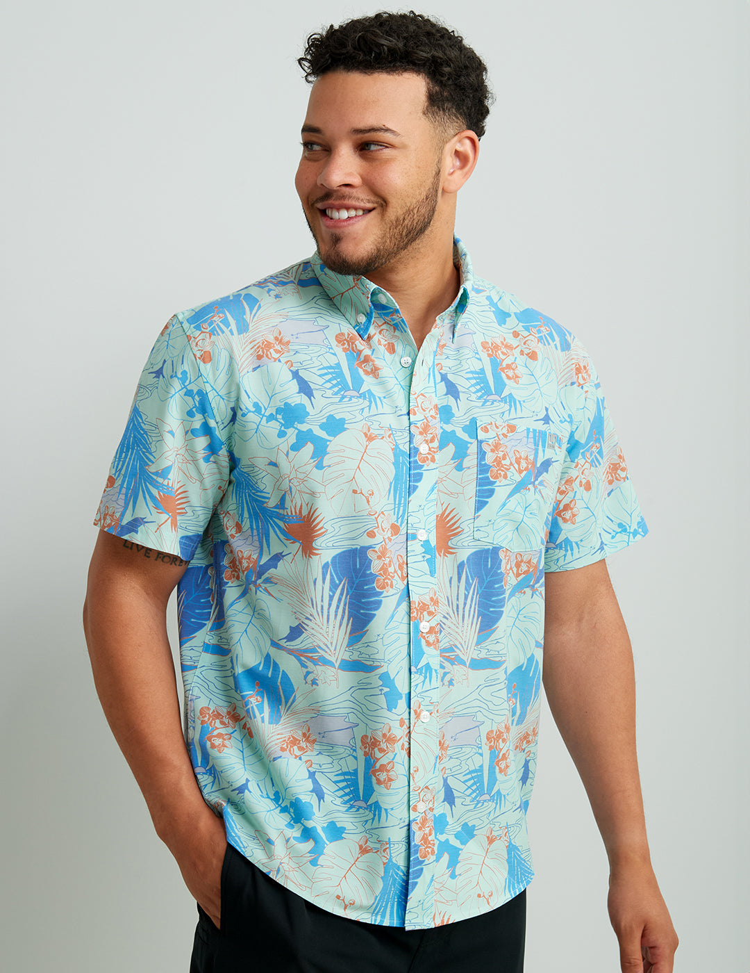 Kona Print Button-Down – Huk Gear