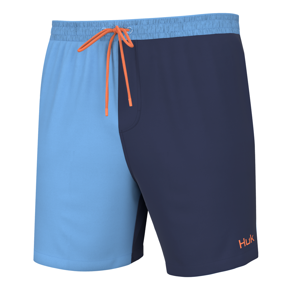 Huk Men's Volley Rise Heather 5.5 - Marolina Blue - Large