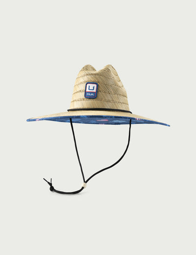 Fish and Flags Straw Hat