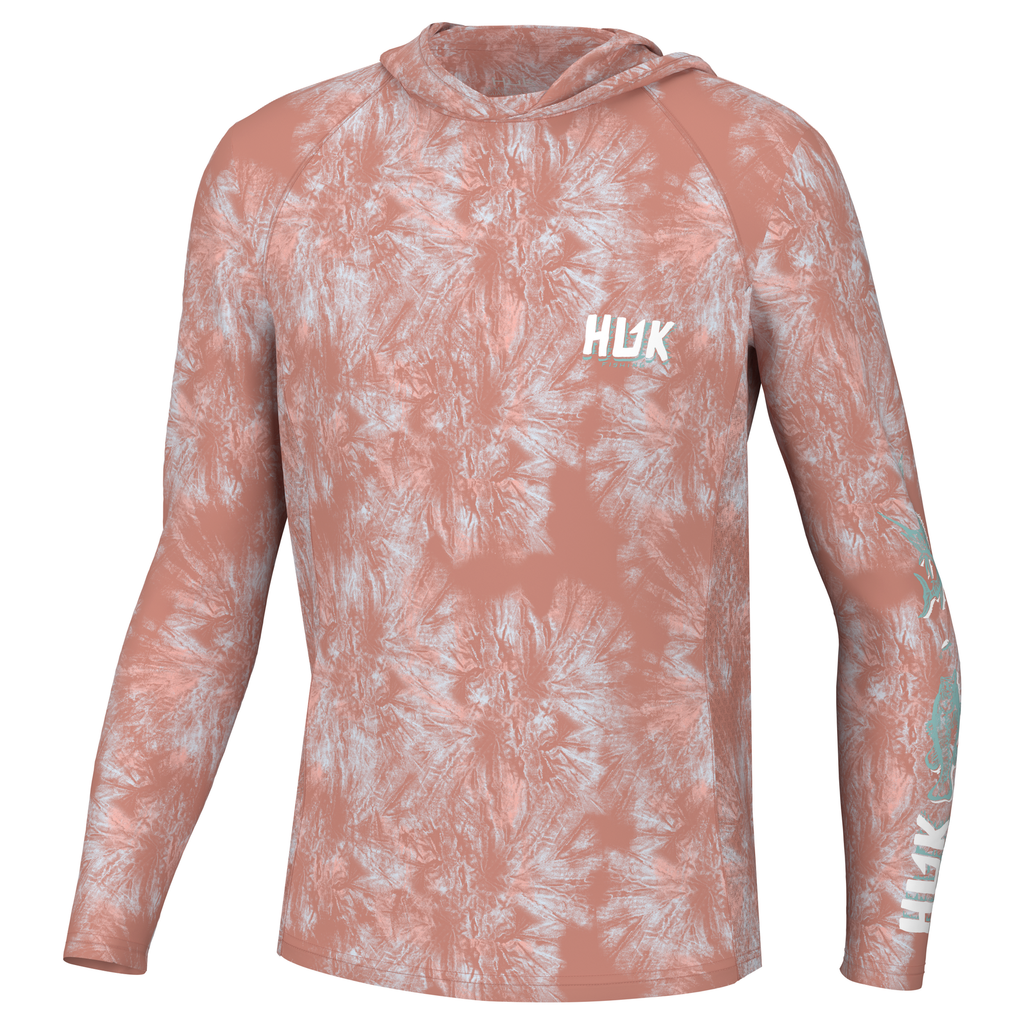 30% Off HUK Youth Icon X Hoodie-Fishing Shirt--Pick Color/Size