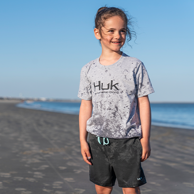 Huk Pursuit And Bars Shirt - Youth - Als.com