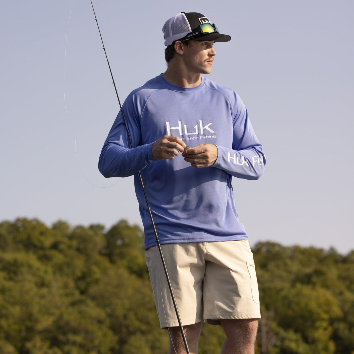 Huk Men's Next Level Performance Fishing Shorts 