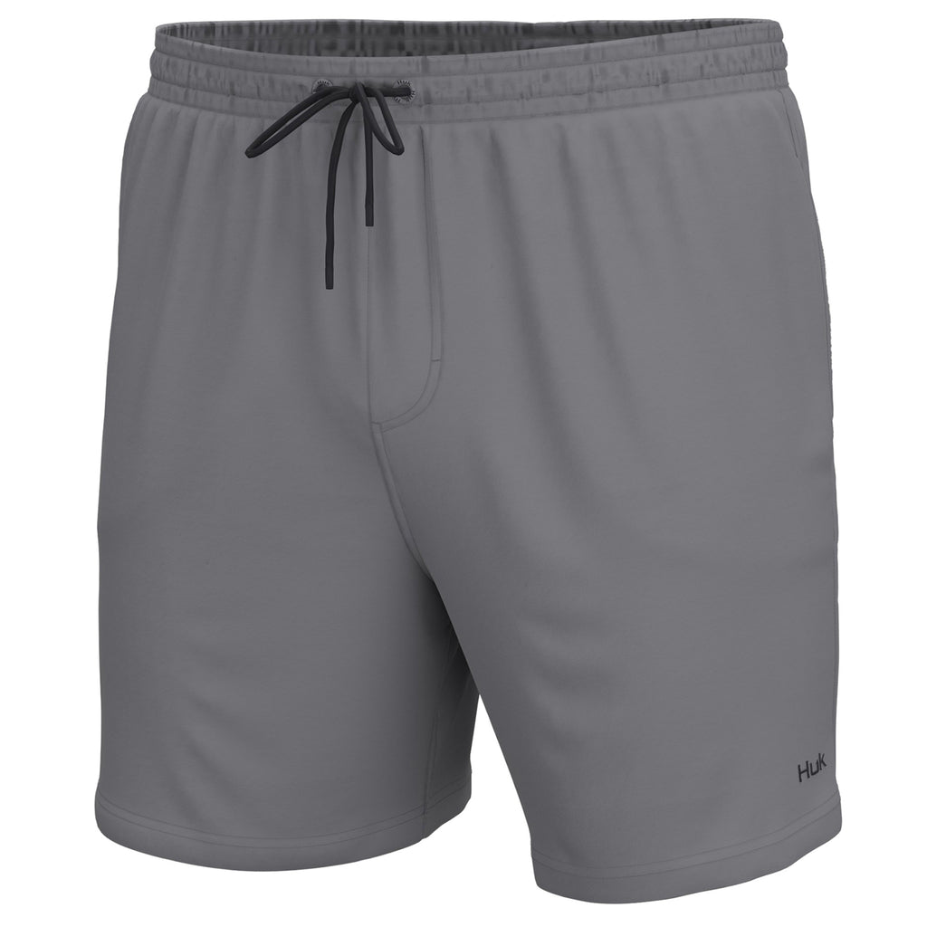 Huk Next Level 7 Shorts - Men's - Medium / Overcast Grey