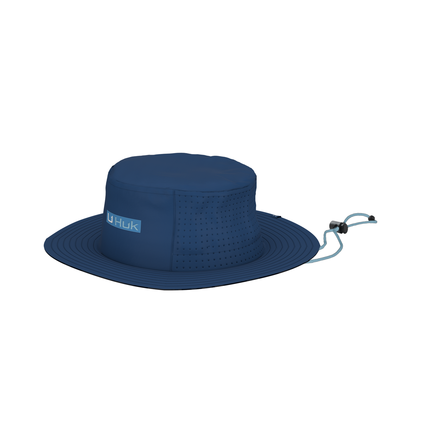 Titanium Blue Ocean Palm Straw Hat by Huk